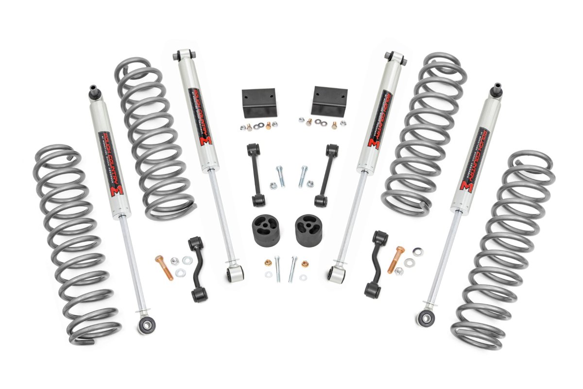 Jeep Wrangler Suspension Lift Kit - Rough Country - 2.5 Inch Lift | M1 - '18-'23